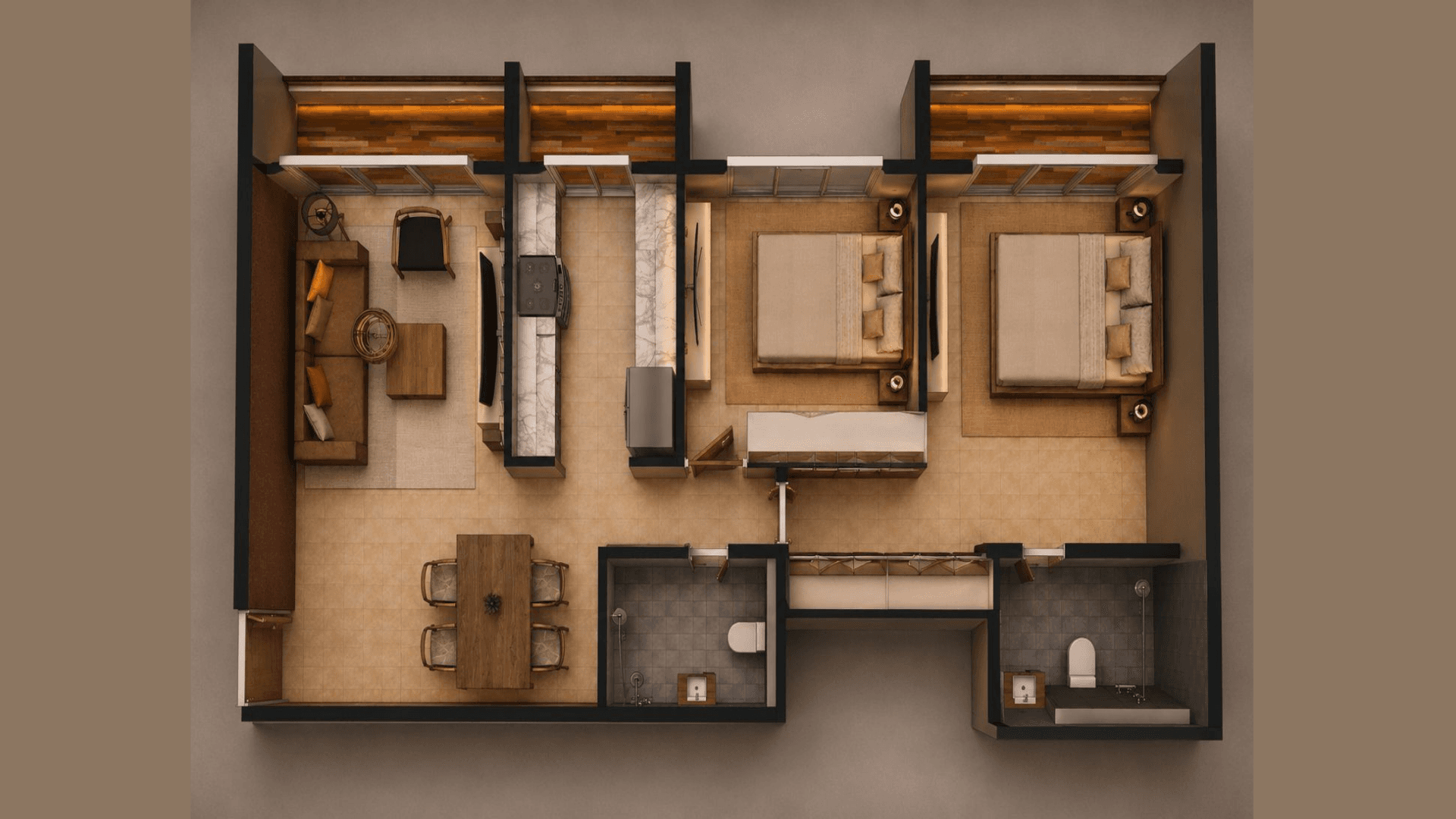 Signature 2BHK Bedroom Suite